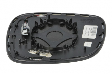 Caroserie - Sticla oglinda laterala Stanga asferice, incalzita, crom potrivit BMW X3 E83 2005-2011 