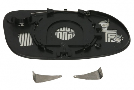 Sticla oglinda laterala Stanga asferice, incalzita, crom potrivit MERCEDES Clasa A W168, CLK A208, CLK C208, SLK R170 1996-2004  [1]