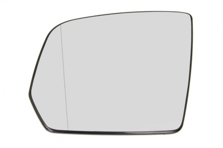 Oglinzi auto - Sticla oglinda laterala Stanga (asferice, incalzita, crom) potrivit MERCEDES GL (X164), GLK (X204), M (W164) 02.05-12.15 -05.11