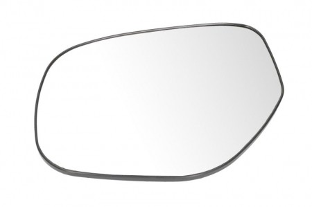 Oglinzi auto - Sticla oglinda laterala Stanga (convexa, incalzita, crom) potrivit CITROEN C4 AIRCROSS; MITSUBISHI ASX, OUTLANDER II, OUTLANDER III; PEUGEOT 4008 11.06-