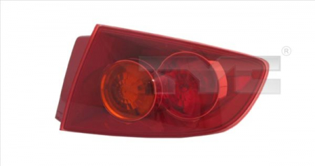 Stopuri - Stop lampa spate dreapta exterior culoare semnalizator portocaliu culoare sticla rosu MAZDA 3 BK Sedan intre 2003-2006