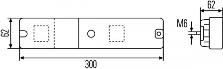 Stop lampa spate stanga/dreapta (P21/5W/P21W, cu semnalizator, cu lumina stop, lumina parcare) [1]