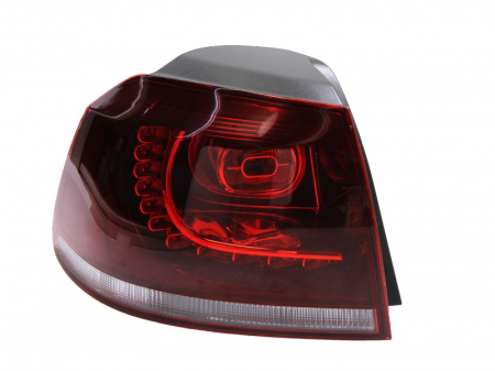Stopuri - Stop lampa spate stanga exterior culoare semnalizator alb, culoare sticla rosu VW GOLF 6 VI Hatchback intre 2008-2013