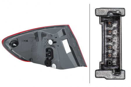 Stop tripla lampa spate dreapta ( exterior , LED) BMW Seria 5 2009-2013 [1]
