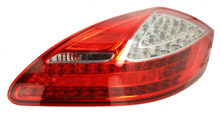 Stopuri - Stop tripla lampa spate dreapta (LED, Semnalizator alb, culoare sticla: rosu, lumini ceata) PORSCHE PANAMERA 2009-2013