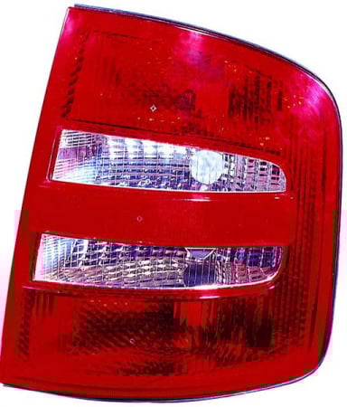 Stopuri - Stop tripla lampa spate dreapta (Semnalizator alb, culoare sticla: rosu) SKODA FABIA LIMUZINA/COMBI 1999-2004