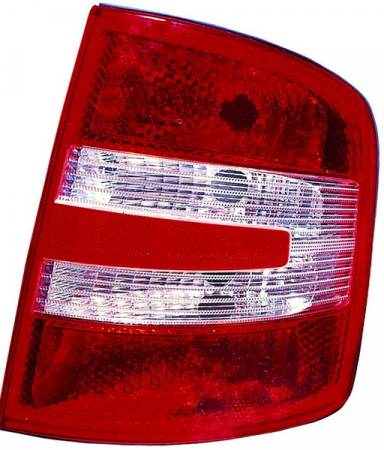 Stopuri - Stop tripla lampa spate dreapta (Semnalizator alb, culoare sticla: rosu) SKODA FABIA LIMUZINA/COMBI 4/5D 2004-2008