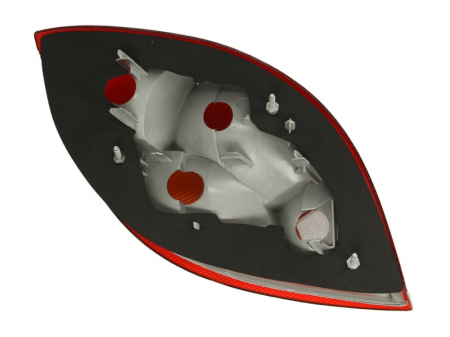 Stop tripla lampa spate dreapta (Semnalizator portocaliu, culoare sticla: rosu) FORD KA HATCHBACK 1996-2008 [1]