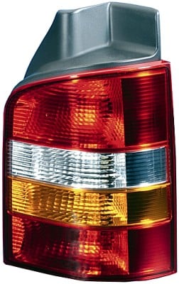 Stopuri - Stop tripla lampa spate dreapta (Semnalizator portocaliu, culoare sticla: rosu, lumini ceata, lumini mers inapoi) VW TRANSPORTER 2003-2009
