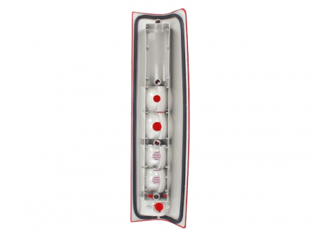 Stop tripla lampa spate stanga (semnalizator alb, culoare sticla: rosu) IVECO DAILY CAROSERIE/COMBI 1999-2007 [1]
