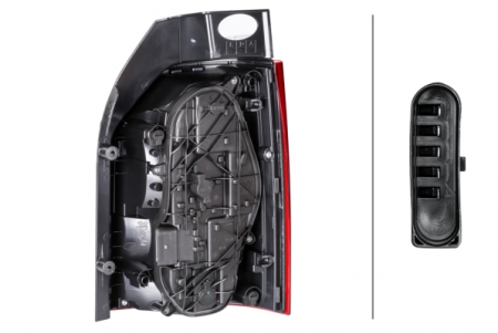 Stop tripla lampa spate stanga (Semnalizator alb, culoare sticla: rosu, lumini ceata) VW TRANSPORTER BUS/dupa 2015 [1]