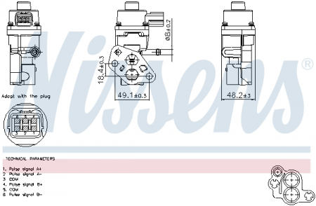 Piese Auto - Supapa EGR potrivit MAZDA 2, 3, MX-5 III 1.3-2.0 03.05-06.15