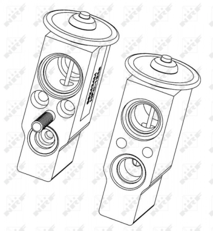 Elemente sistem climatizare - Supapa expansiune clima potrivit RENAULT CLIO II, KANGOO, KANGOO EXPRESS, KANGOO II, THALIA I, THALIA II 1.2-3.0 08.97-
