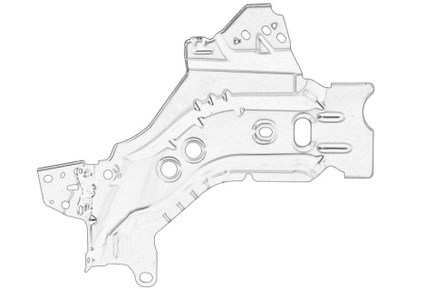 Suporti caroserie - Suport aripa Fata Dreapta potrivit FORD TRANSIT V363 2.0D/2.0DH 03.16-