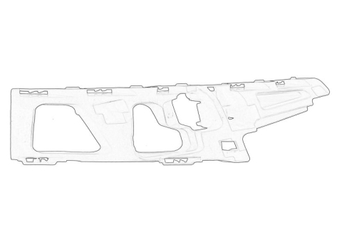 Suporti caroserie - Suport bara Dreapta potrivit FORD MONDEO IV 1.6-2.5 03.07-01.15