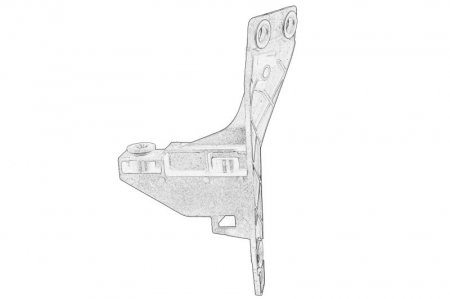 Suporti caroserie - Suport bara fata dreapta (interior/superior, plastic) AUDI A4; SEAT EXEO intre 2004-2013