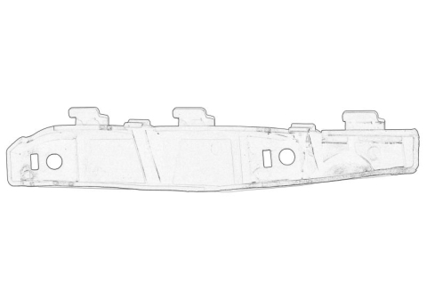 Suporti caroserie - Suport bara Fata Dreapta (latura, plastic, pe bara de protectie) potrivit KIA CEE'D 1.4-2.0D 12.06-12.12