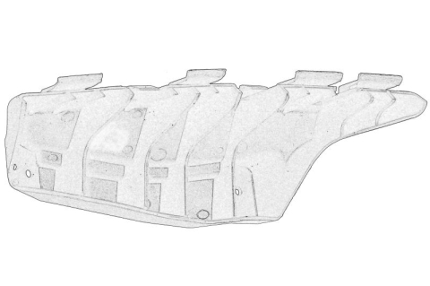 Suporti caroserie - Suport bara Fata Dreapta (latura, plastic) potrivit HYUNDAI I20 I 1.2-1.6D 08.08-12.15