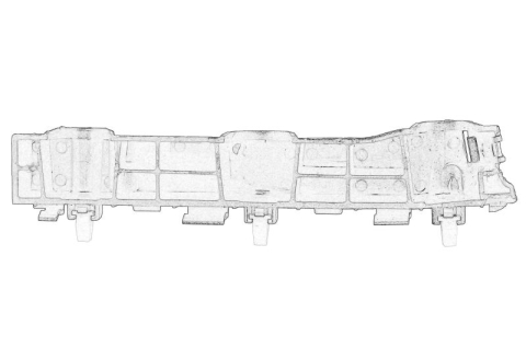 Piese Auto - Suport bara Fata Dreapta (latura, plastic) potrivit KIA RIO II, RIO III 1.1D-1.6 03.05-
