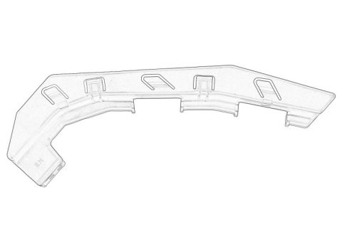 Suporti caroserie - Suport bara Fata Dreapta (plastic) potrivit HYUNDAI I30 1.4-1.6D 11.11-