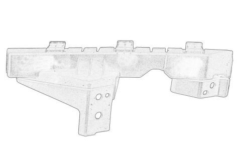 Suporti caroserie - Suport bara Fata Dreapta (plastic) potrivit KIA CEE'D 1.0-1.6D 05.12-07.18