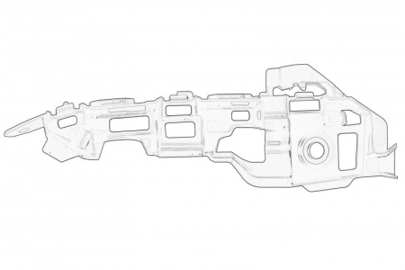 Elemente bara - Suport bara fata dreapta ( plastic) VW GOLF 7 intre 2012-2017
