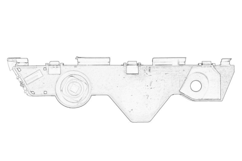 Suporti caroserie - Suport bara Fata Dreapta potrivit MAZDA CX-7 2.2D/2.3/2.5 06.06-12.14