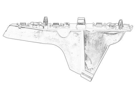 Suporti caroserie - Suport bara Fata Dreapta potrivit OPEL CORSA F, CORSA F/HATCHBACK 1.2-Electric 07.19-