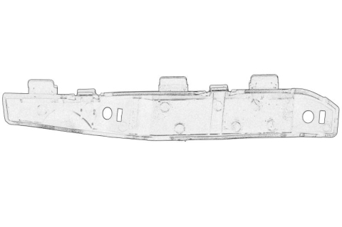 Suporti caroserie - Suport bara Fata Stanga (latura, plastic, pe bara de protectie) potrivit KIA CEE'D 1.4-2.0D 12.06-12.12