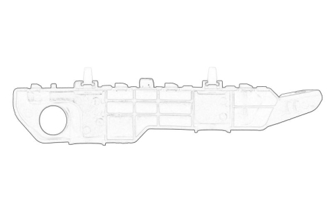 Suporti caroserie - Suport bara Fata Stanga (latura, plastic) potrivit KIA CEE'D 1.0-1.6D 05.12-07.18
