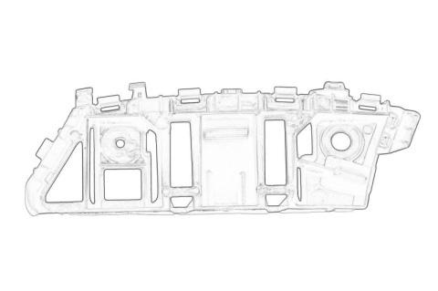 Suporti caroserie - Suport bara Fata Stanga (latura, plastic) potrivit VW TIGUAN 1.4/2.0/2.0D 09.07-07.18