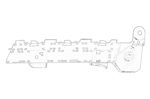 Suporti caroserie - Suport bara Fata Stanga potrivit HONDA CR-V IV 1.6D/2.0/2.4 01.12-