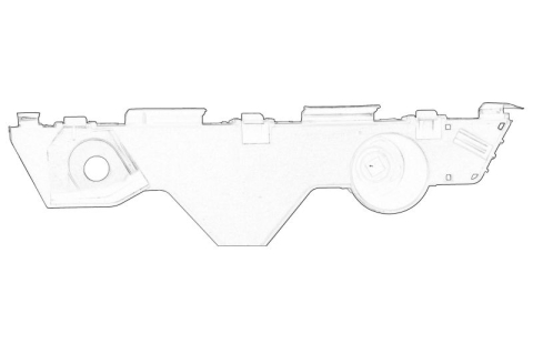 Suporti caroserie - Suport bara Fata Stanga potrivit MAZDA CX-7 2.2D/2.3/2.5 06.09-03.13