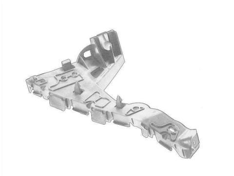 Suporti caroserie - Suport bara Fata Stanga potrivit OPEL ASTRA H, ASTRA H GTC, ASTRA H/KOMBI 1.2-2.0 01.04-10.14
