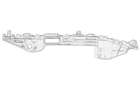Suporti caroserie - Suport bara Fata Stanga potrivit SUZUKI SWIFT V 1.0-1.4H 01.17-