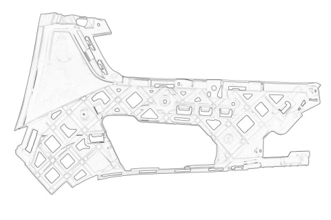 Piese Auto - Suport bara Fata Stanga (sub far, plastic) potrivit VW ARTEON 1.5/2.0/2.0D 03.17-