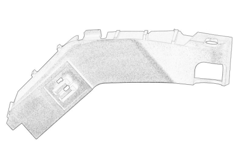 Suporti caroserie - Suport bara protectie Fata Dreapta potrivit HONDA CIVIC VIII 09.05-12.11