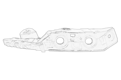 Suporti caroserie - Suport bara protectie Fata Stanga potrivit VW potrivit VW T-CROSS 1.0/1.5/1.6D 12.18-