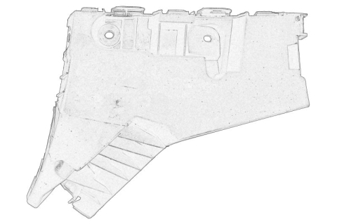 Piese Auto - Suport bara protectie Spate Dreapta (plastic) potrivit RENAULT CLIO III, CLIO III/HATCHBACK 1.2-2.0 05.05-12.14