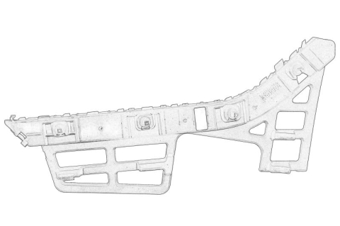 Suporti caroserie - Suport bara protectie Spate Dreapta potrivit HYUNDAI I30 1.0-2.0 11.16-