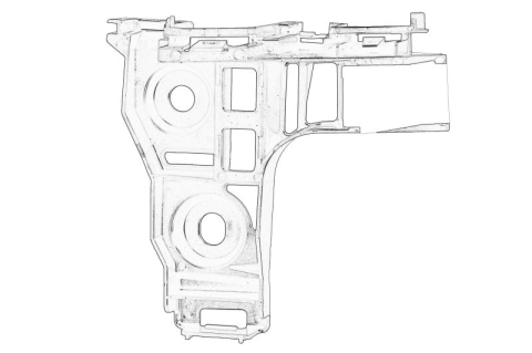 Suporti caroserie - Suport bara protectie Spate Dreapta potrivit VW GOLF SPORTSVAN VII 1.0-2.0D 02.14-08.20