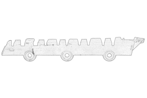 Suporti caroserie - Suport bara protectie Spate Stanga (plastic) potrivit SKODA FABIA II 1.2-1.9D 12.06-12.14