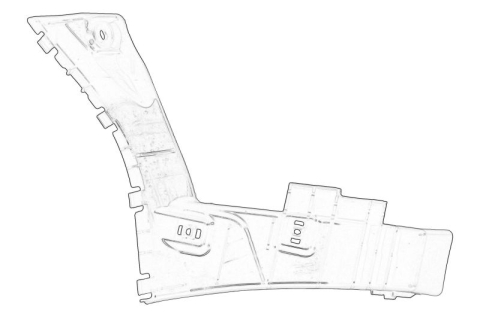 Suporti caroserie - Suport bara protectie Spate Stanga potrivit FIAT SEDICI; SUZUKI SX4 1.5-2.0D 06.06-