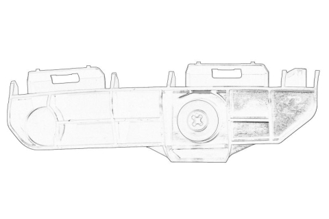 Suporti caroserie - Suport bara protectie Spate Stanga potrivit TOYOTA RAV 4 IV 2.0-2.5H 12.12-09.19