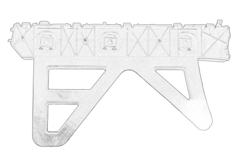 Suporti caroserie - Suport bara Spate Dreapta potrivit HYUNDAI I30 1.0-2.0 11.16-