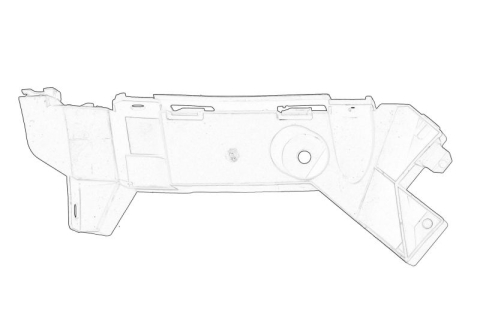 Suporti caroserie - Suport bara Spate Stanga (latura, plastic) potrivit SEAT IBIZA IV, IBIZA IV SC, IBIZA IV ST 1.0-2.0D 03.08-06.17