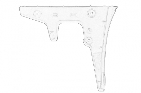 Suporti caroserie - Suport bara spate stanga ( plastic) AUDI A6 STATION WAGON intre 2004-2011