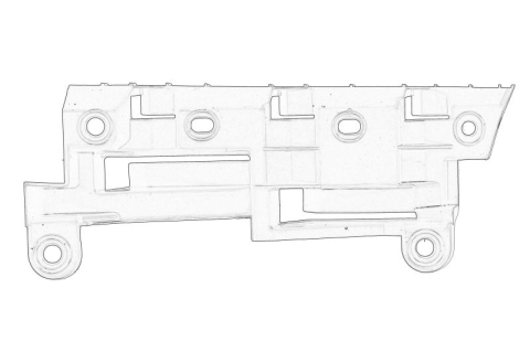 Suporti caroserie - Suport bara Spate Stanga potrivit VW potrivit VW CADDY III, CADDY III/MINIVAN 1.2-2.0D 03.04-05.15