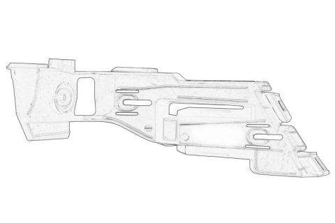 Suporti caroserie - Suport bara Spate Stanga potrivit VW potrivit VW GOLF V 1.4-3.2 10.03-02.09