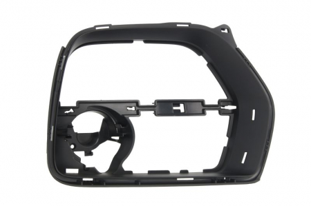Iluminat auto - Suport far fata stanga cu locas proiectoare, plastic, negru BMW X6 E71, E72 intre 2010-2014